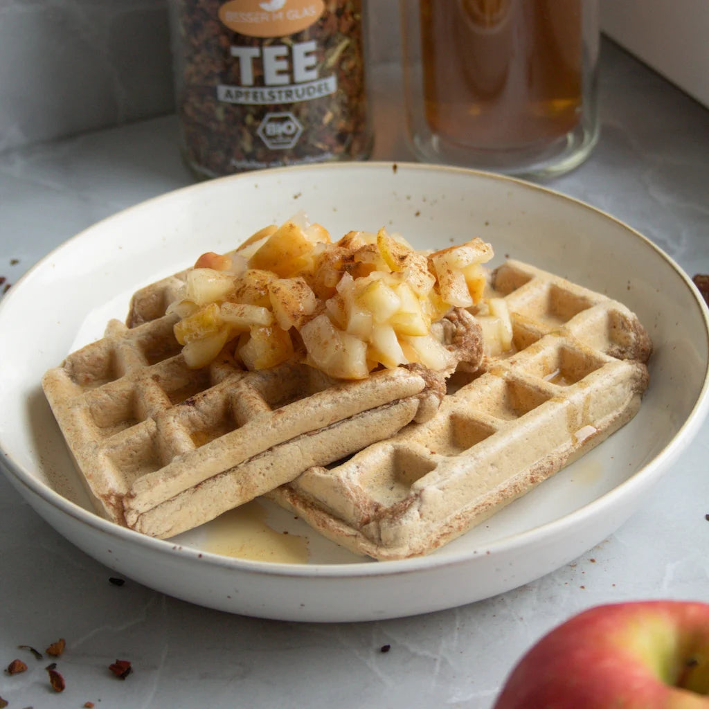 Apfelstrudel-Waffeln