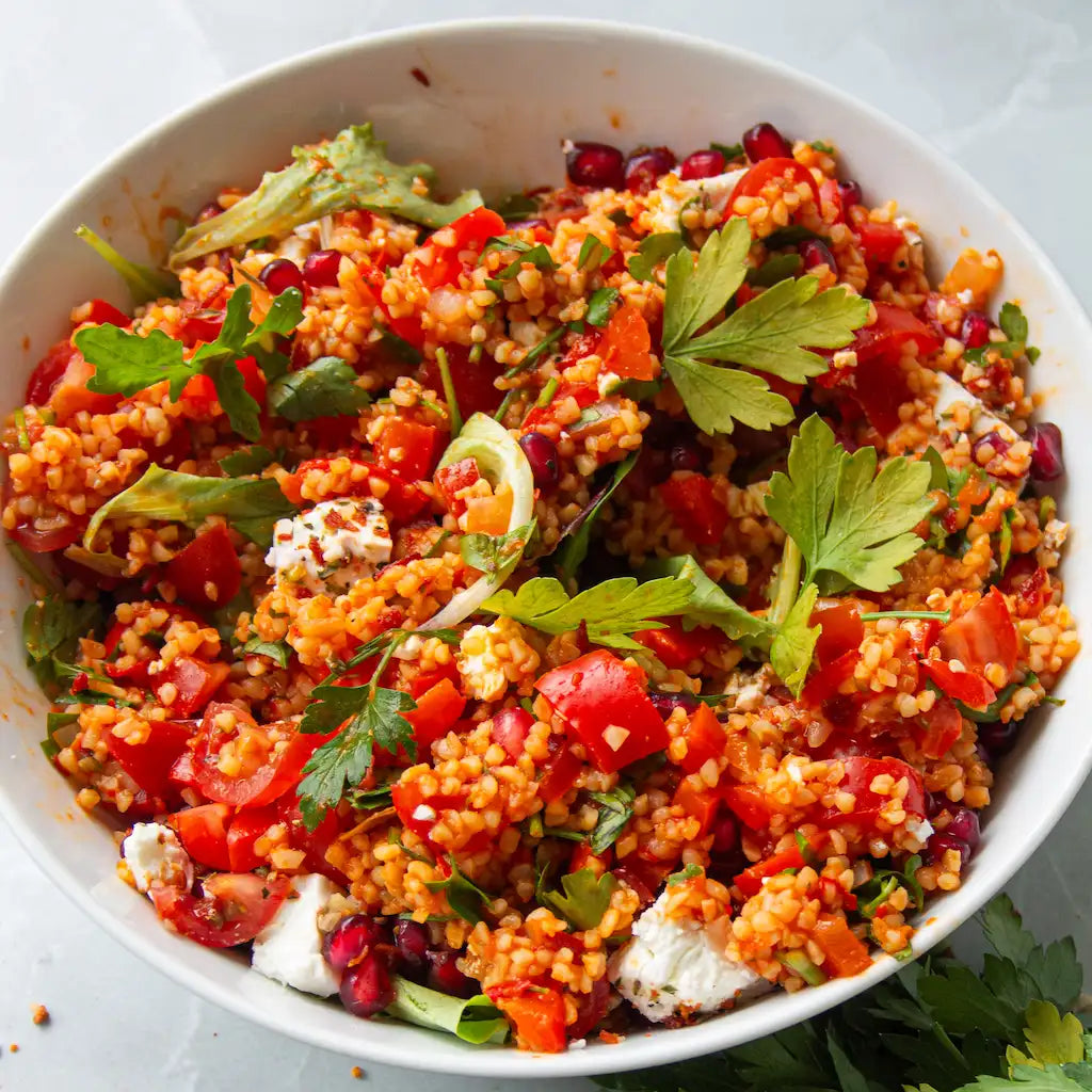 Bulgur-Feta-Salat