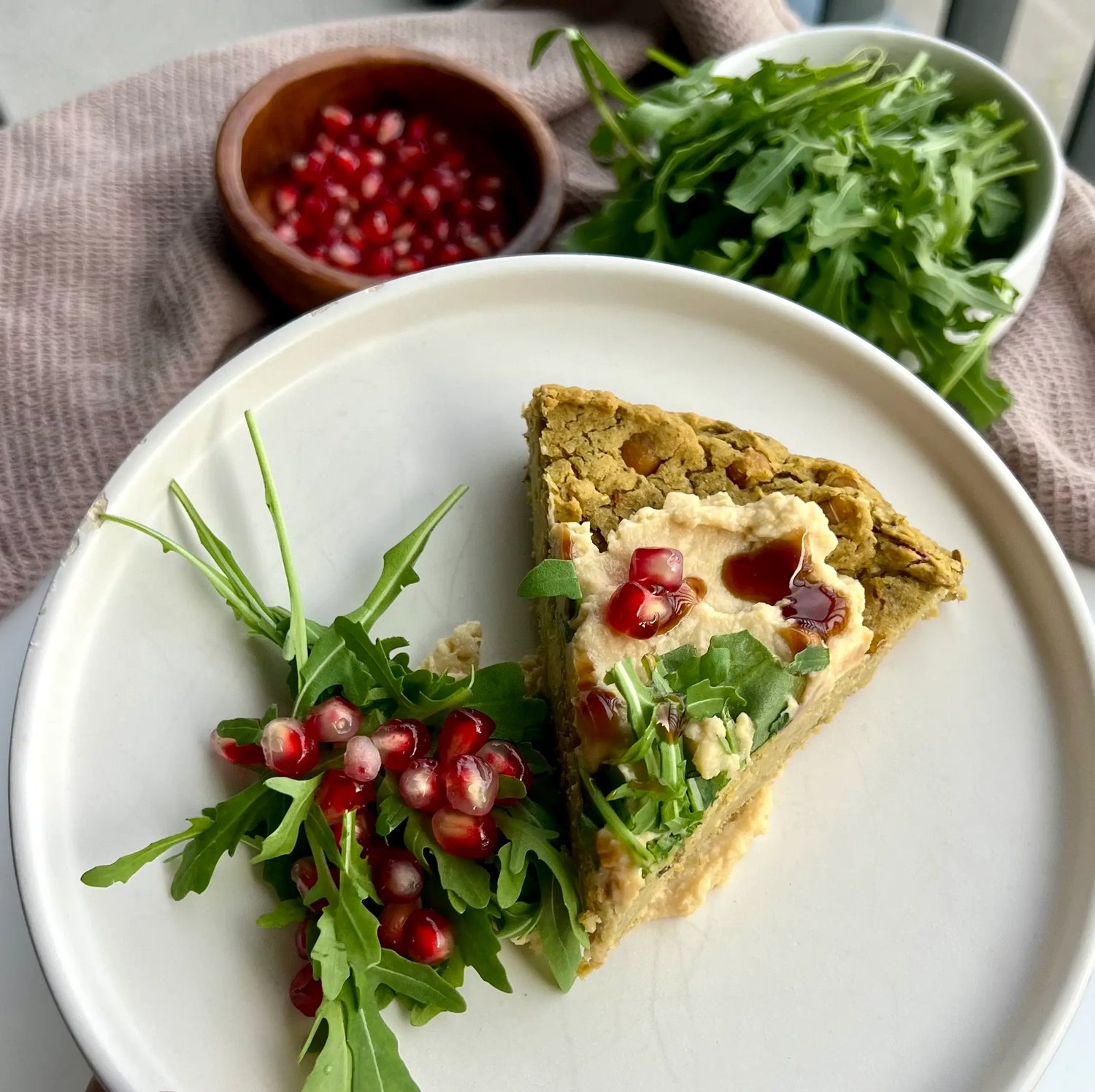 Herzhafter Falafel Kuchen