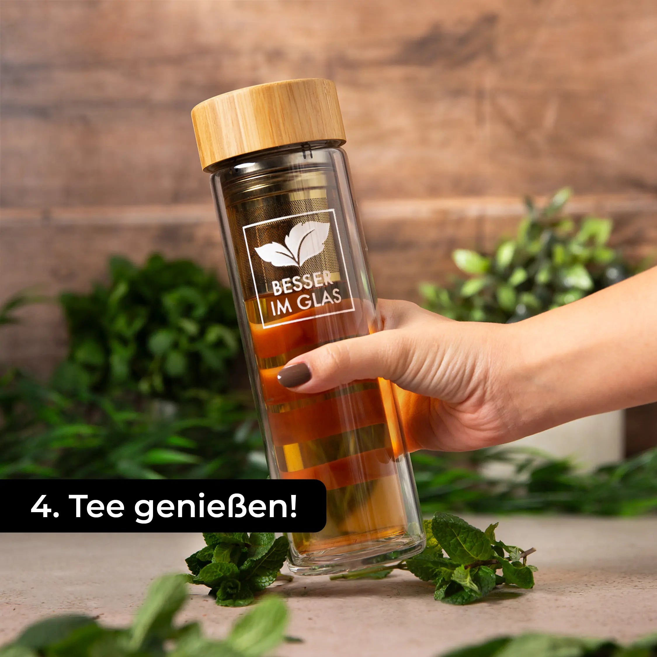 Glass Tea Bottle (450 ml)
