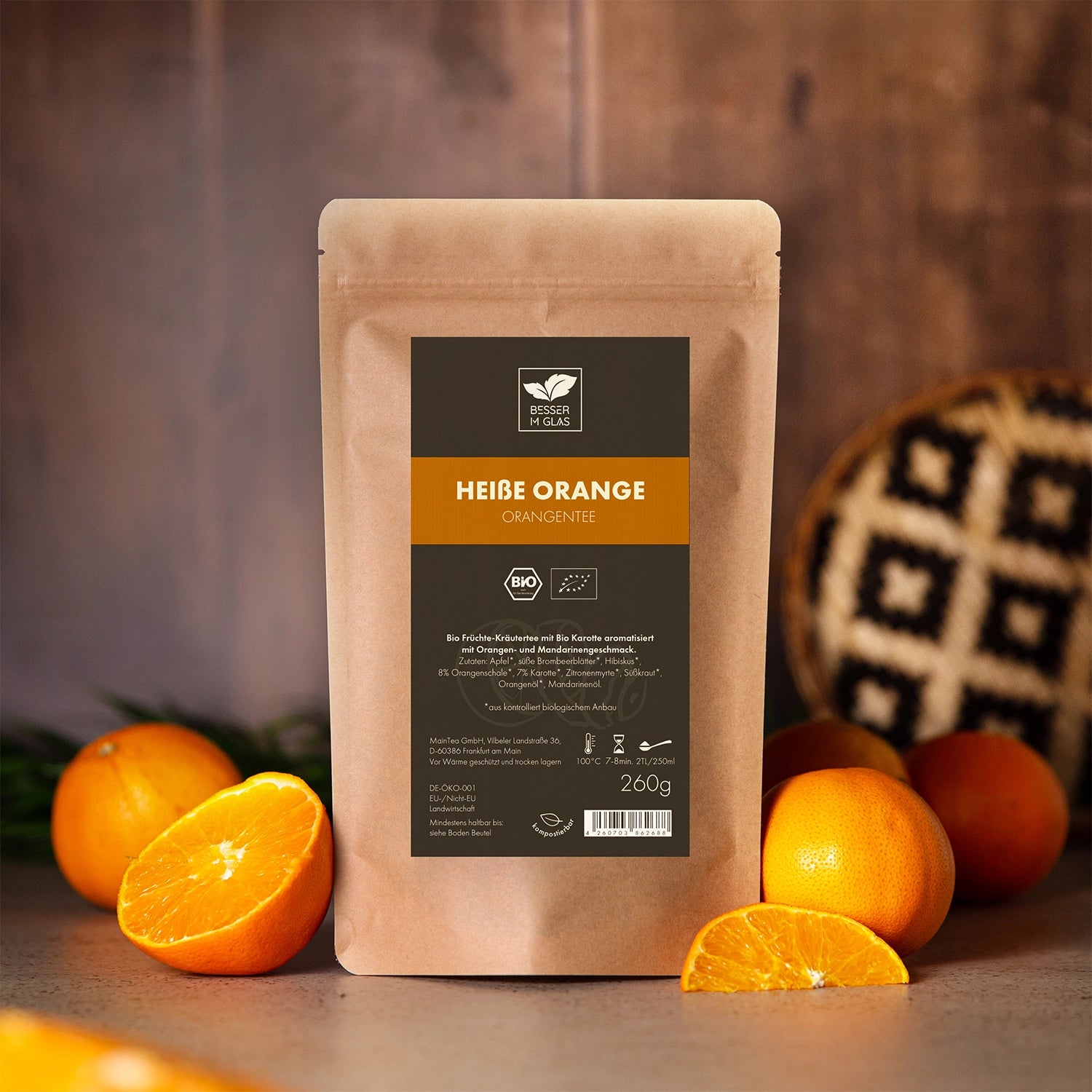 Heiße Orange