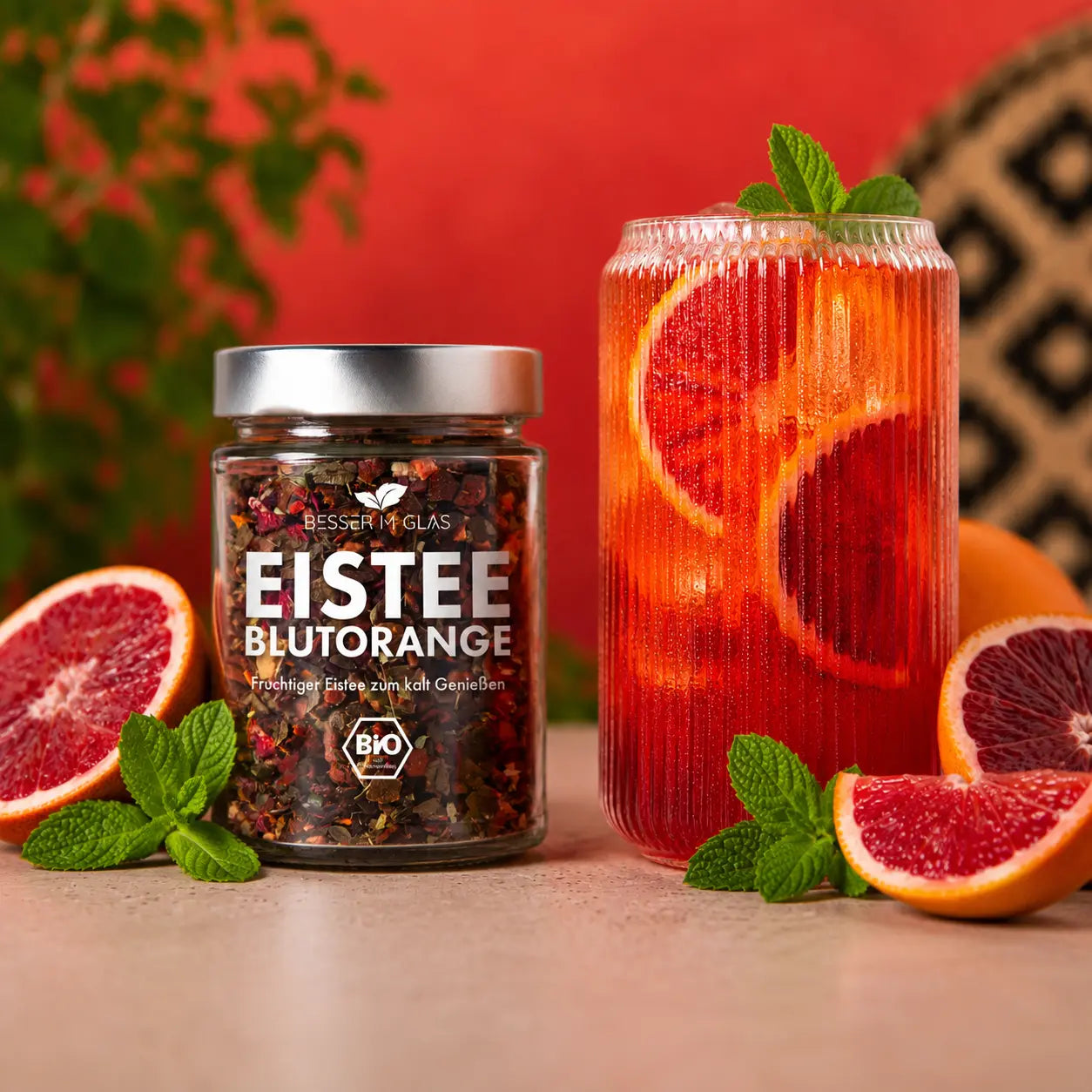 Eistee Blutorange
