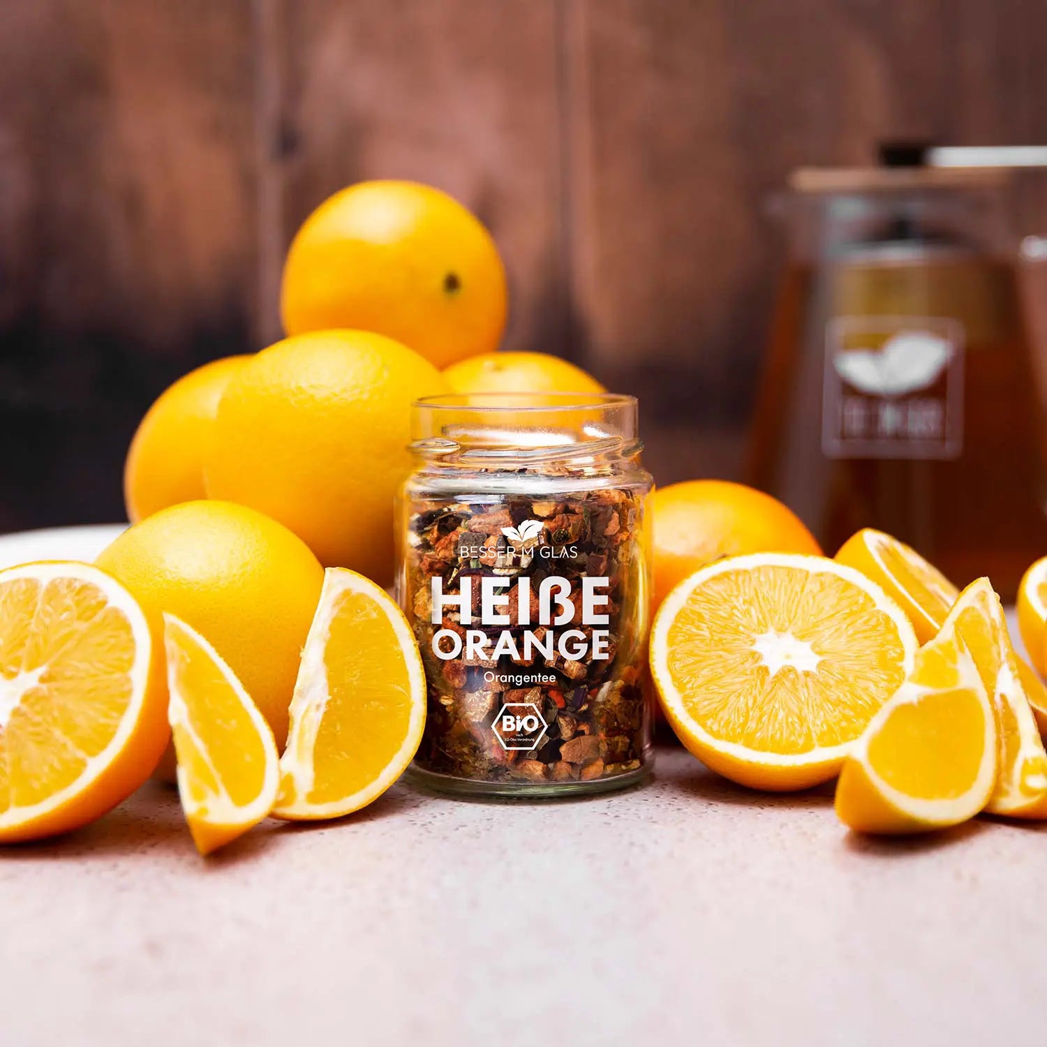 Heiße Orange