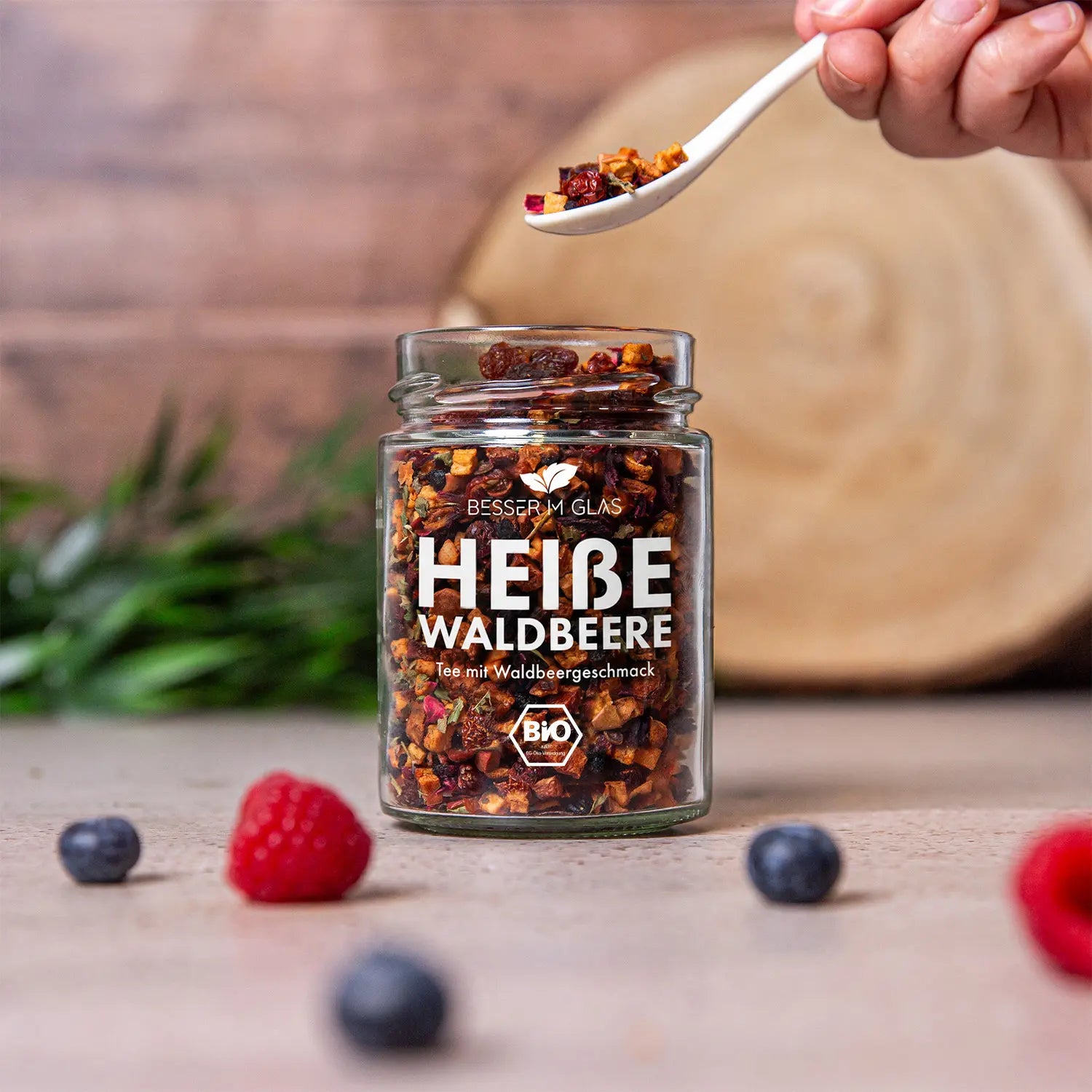 Heiße Waldbeere