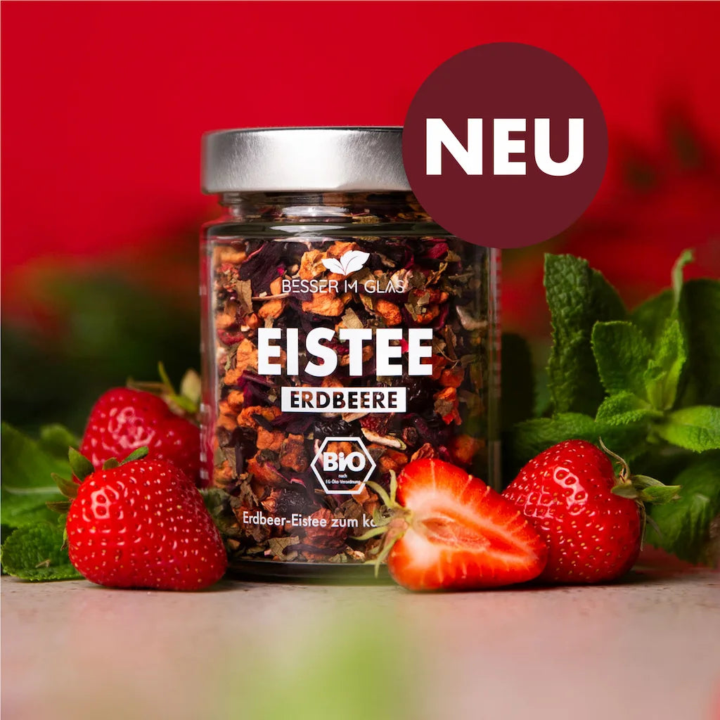 Eistee Erdbeere