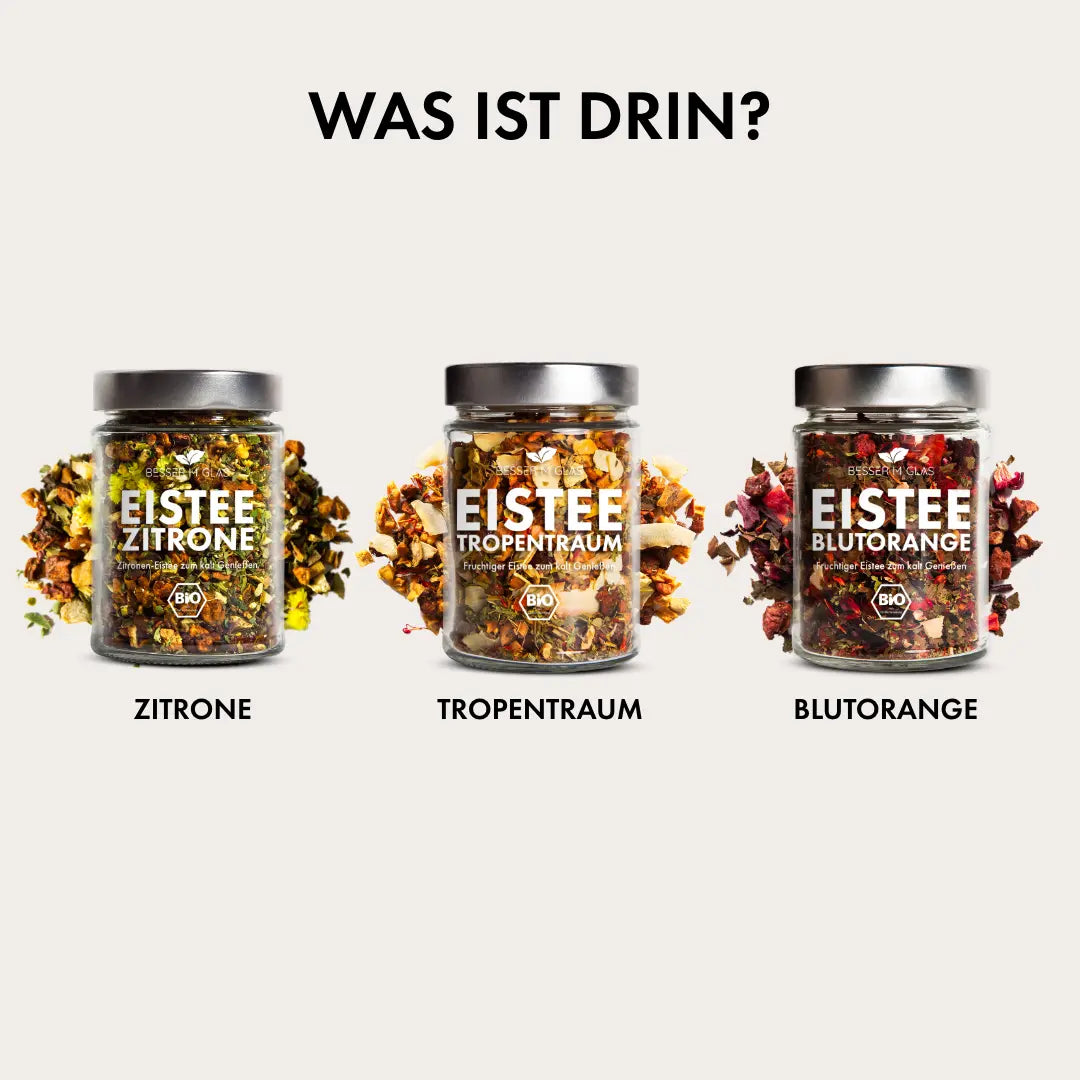 Tropisches Eistee Set