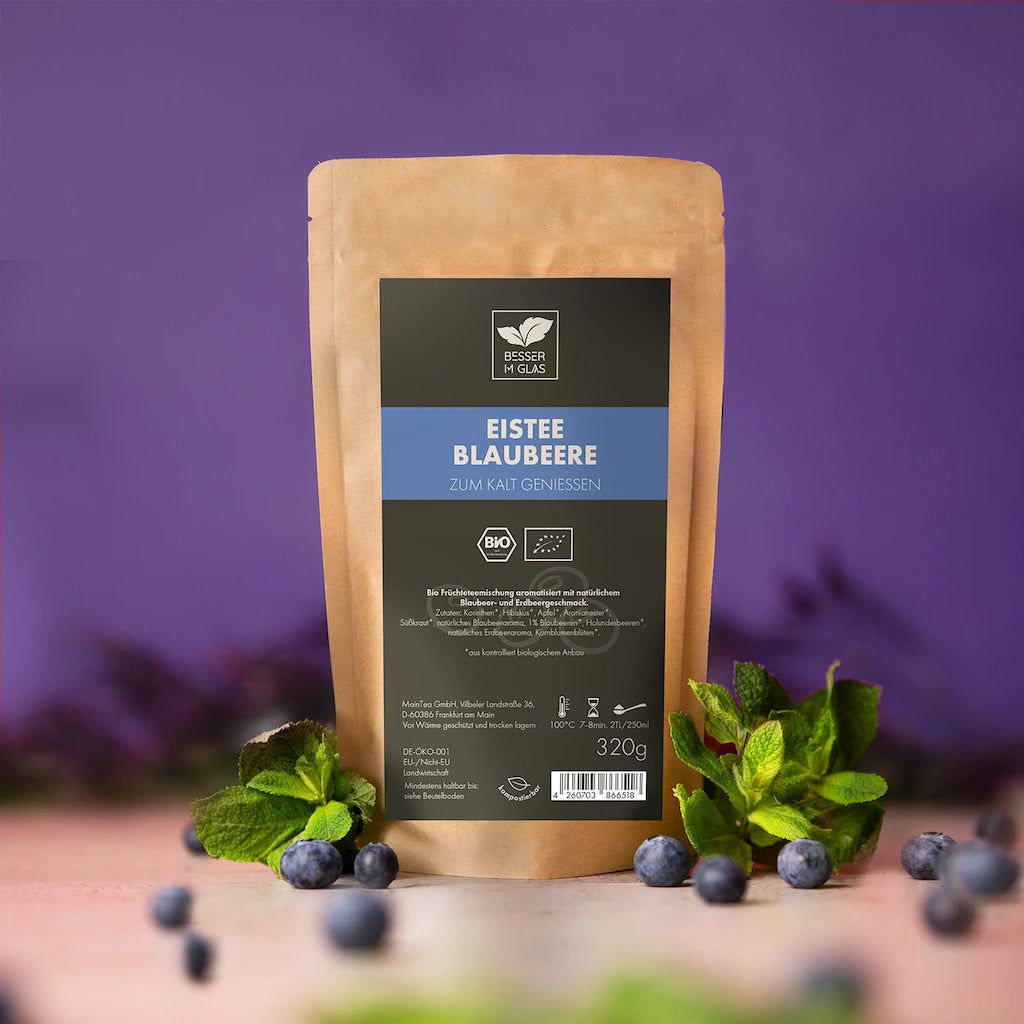Eistee Blaubeere