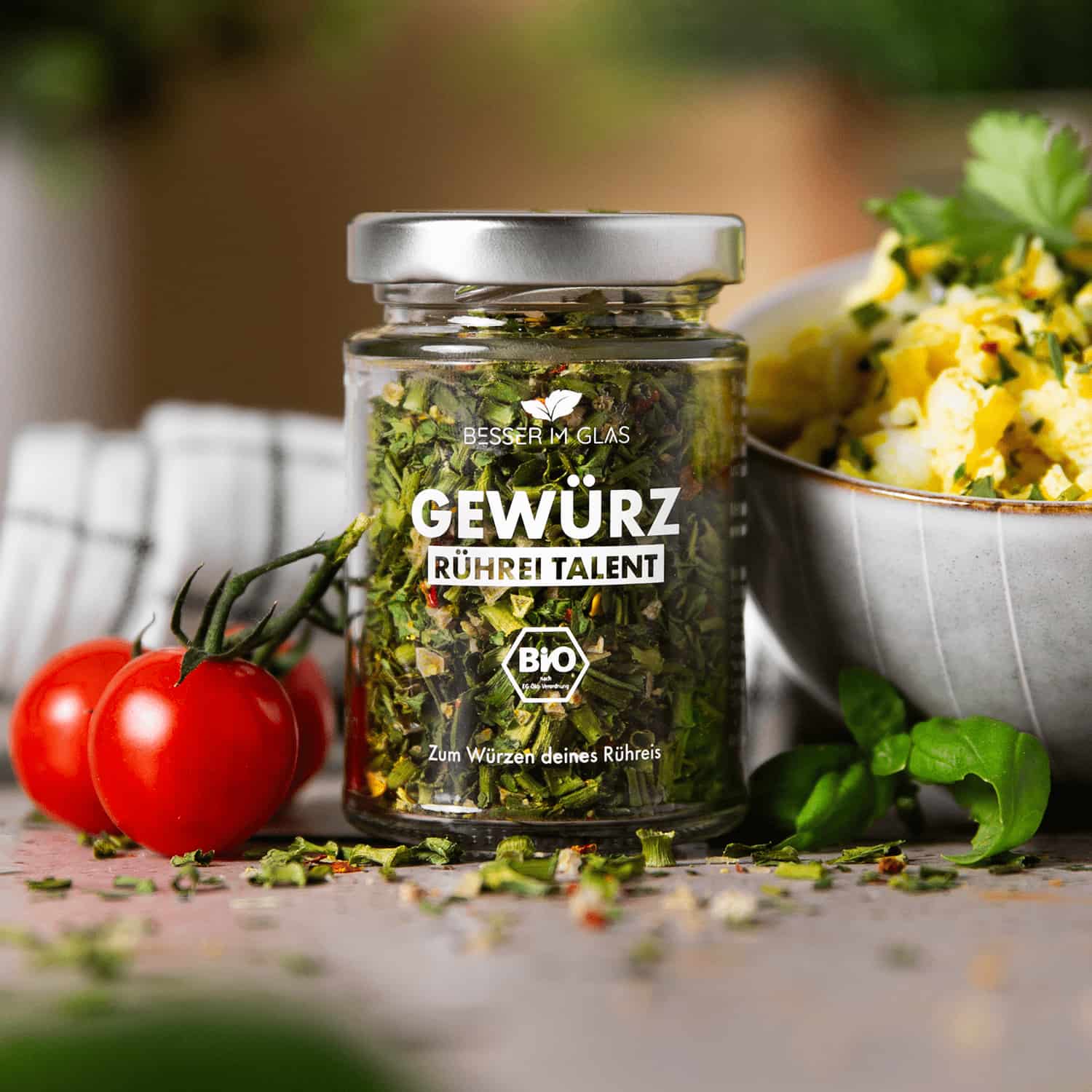 Bio Rührei-Gewürz Rührei Talent | Besser im Glas | Gewürzmischung mit ... Bio Rührei-Gewürz Rührei Talent | Besser im Glas | Gewürzmischung mit ...