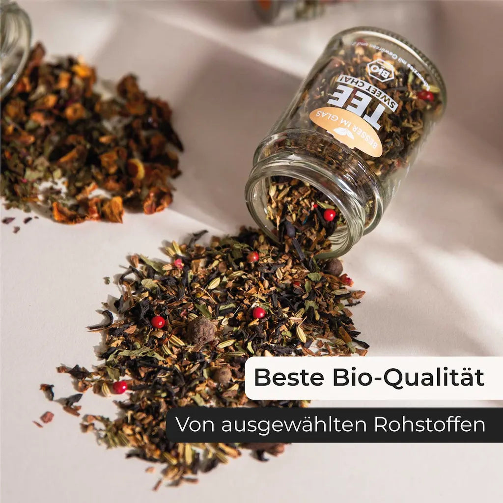 Beste Bio-Qualität der Zutaten der Teemischungen