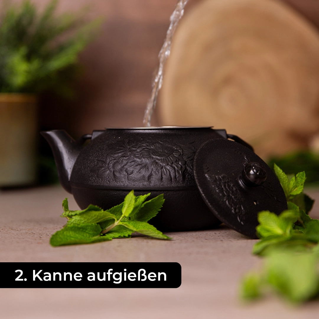 Gusseisen Teekanne (900ml)