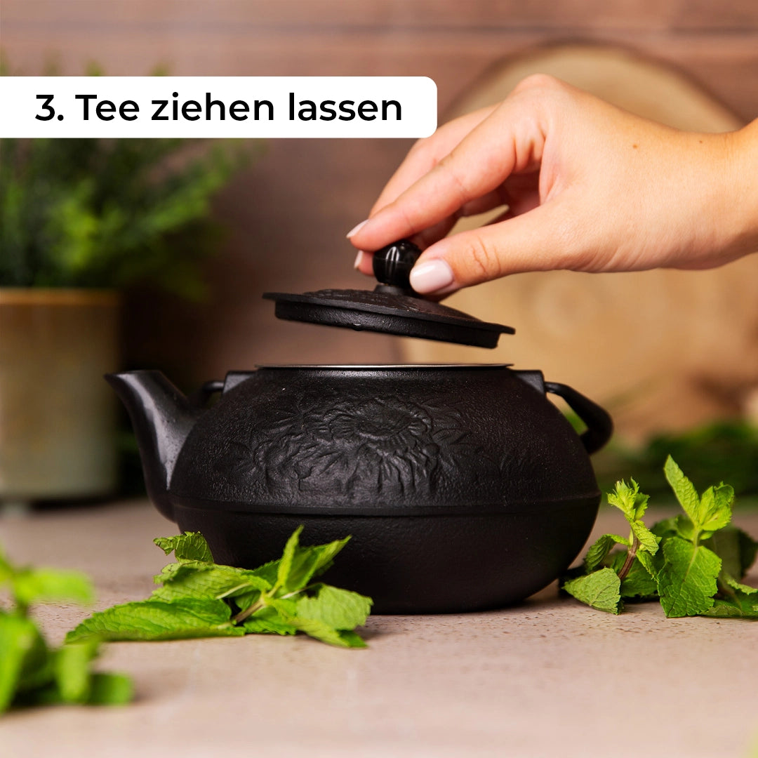 Gusseisen Teekanne (900ml)