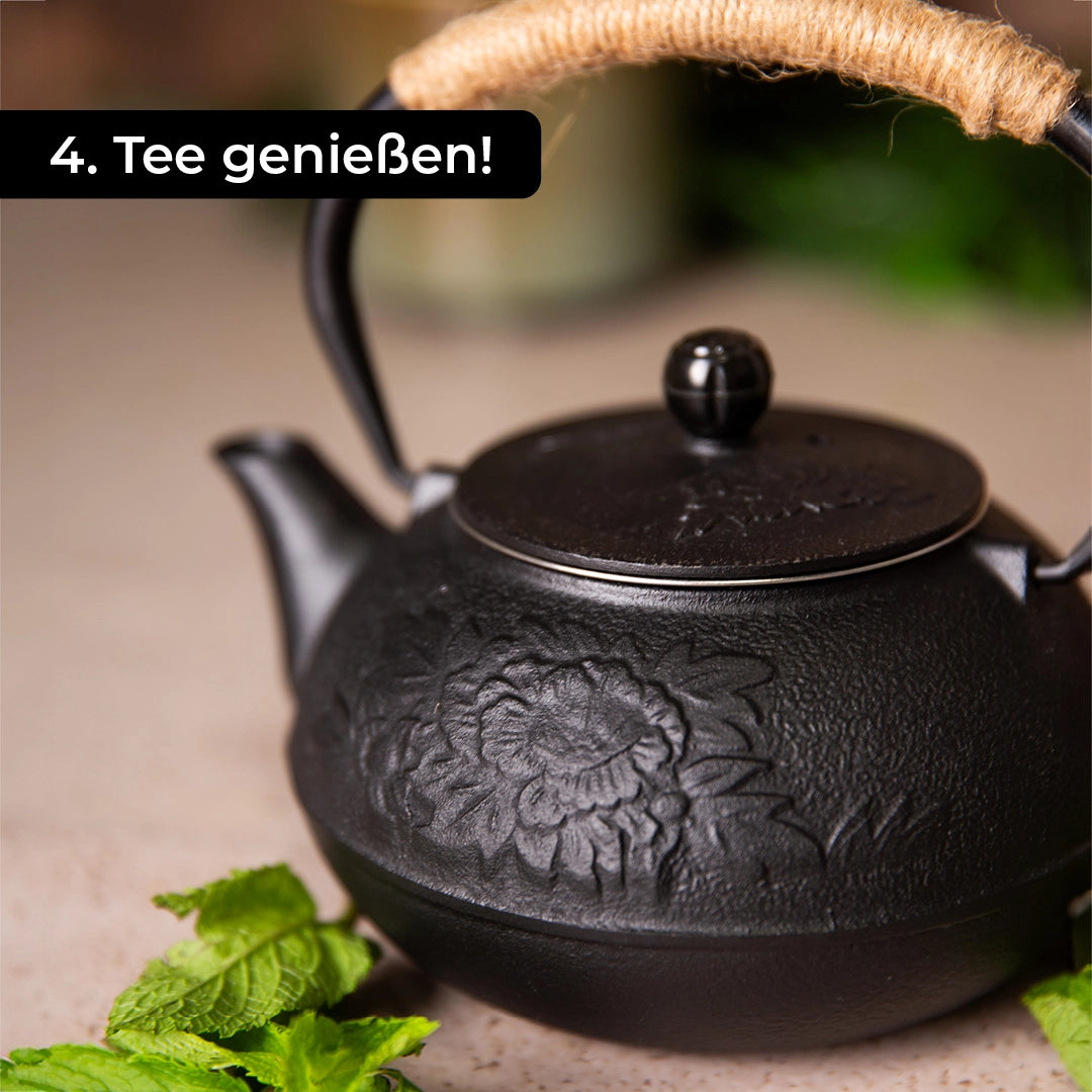 Gusseisen Teekanne (900ml)