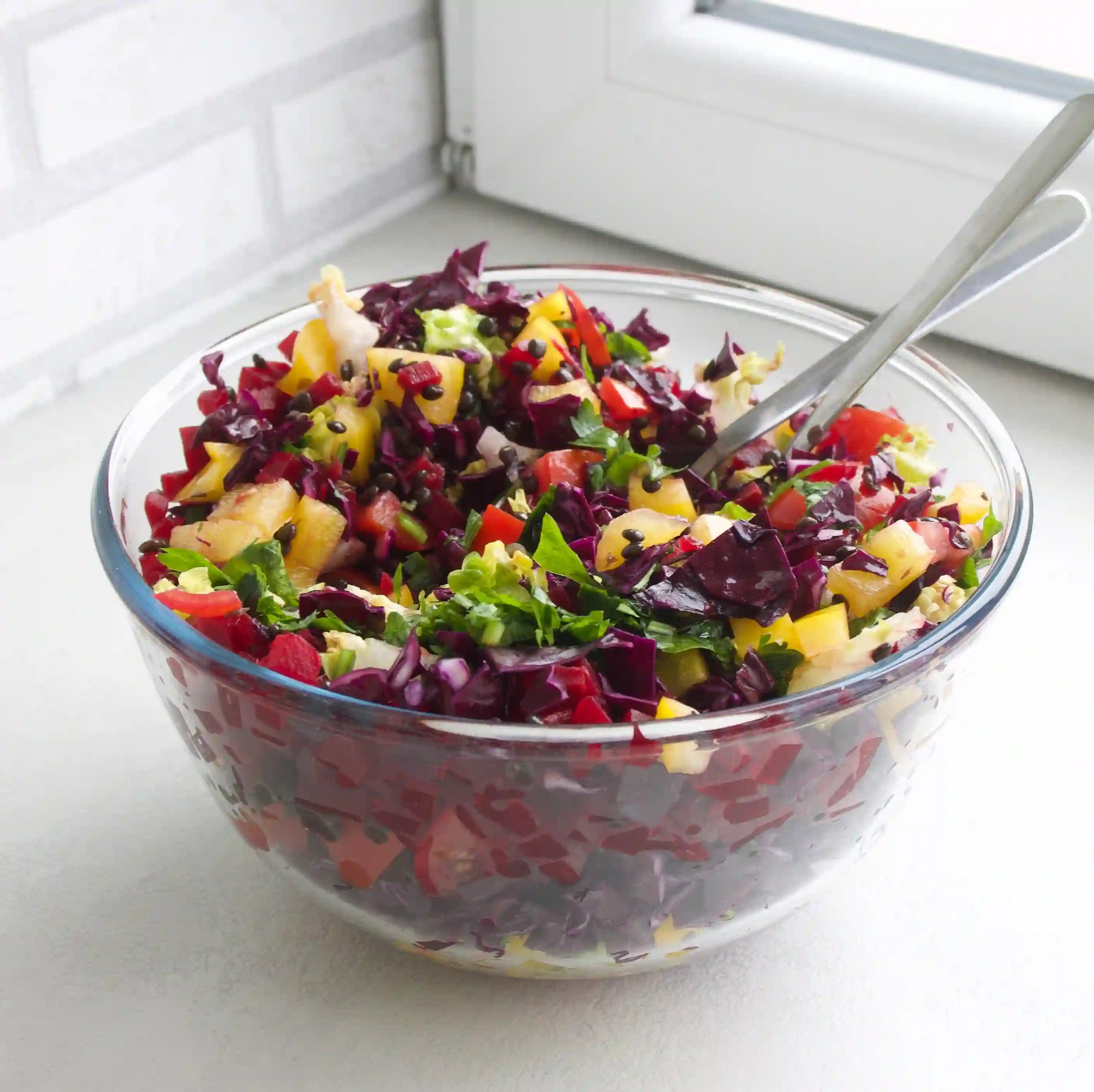 Sommer Salat mit Rote Bete