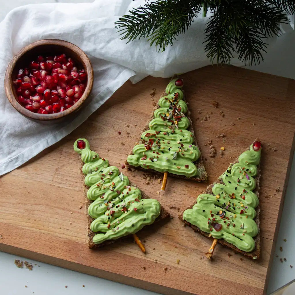 Avocado Weihnachtsbäume