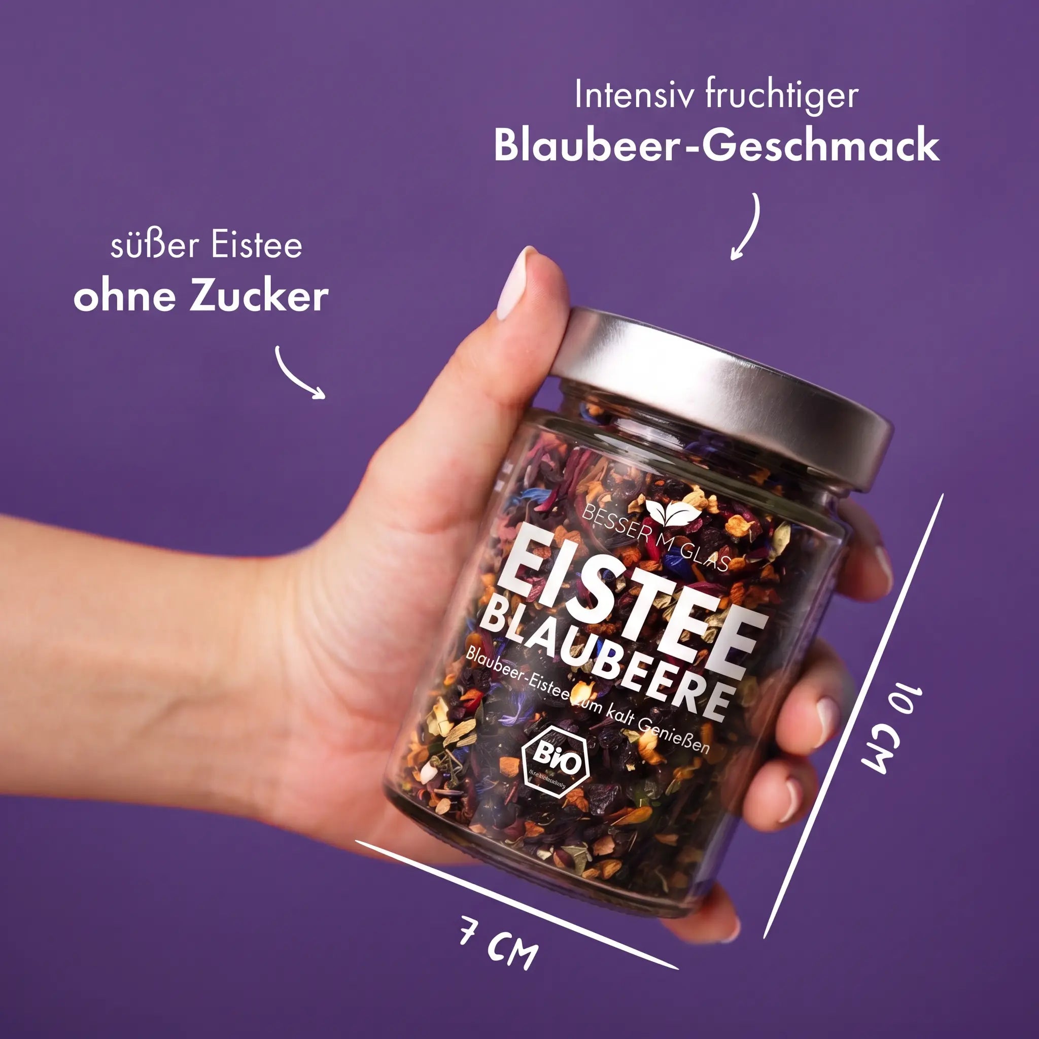 Eistee Blaubeere
