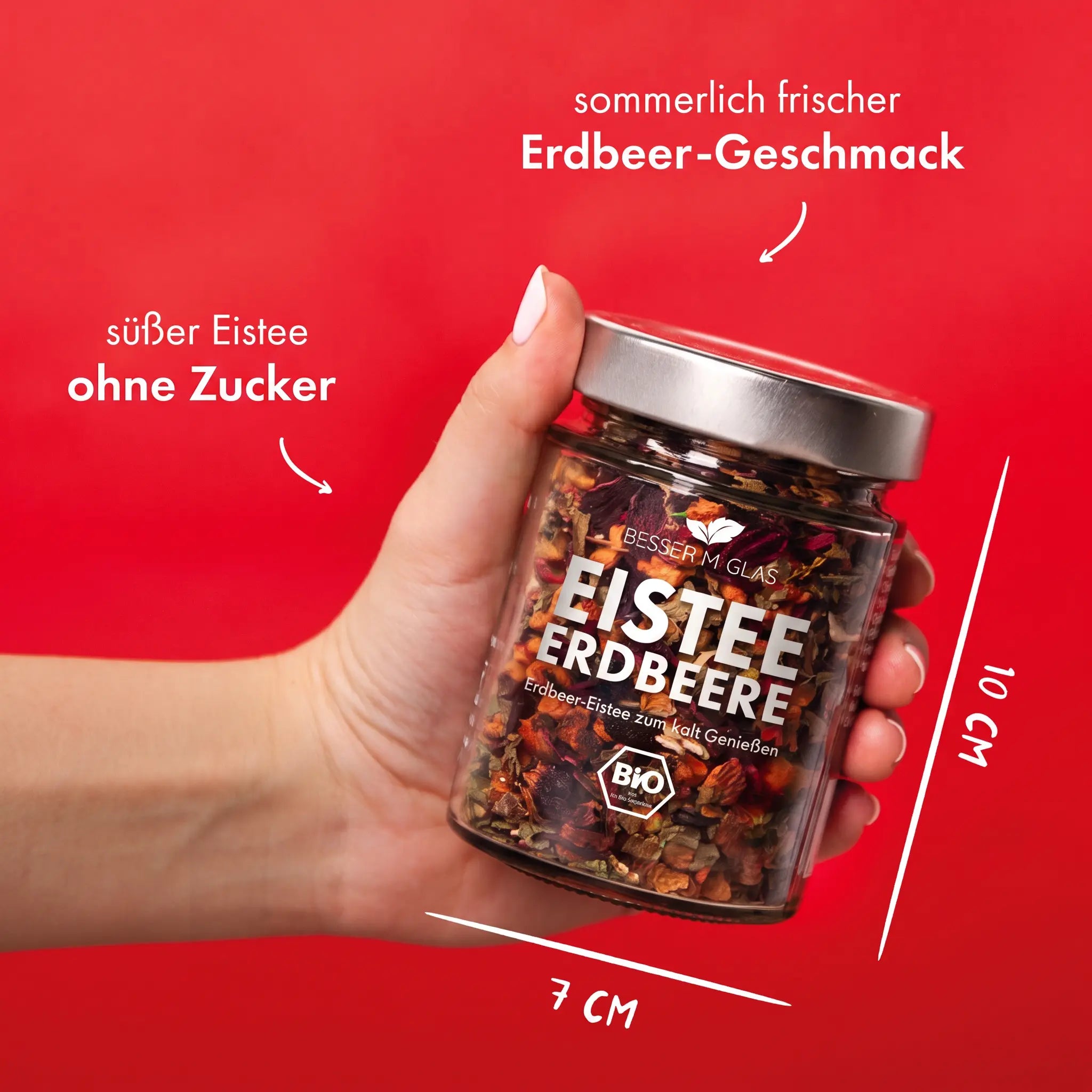 Eistee Erdbeere