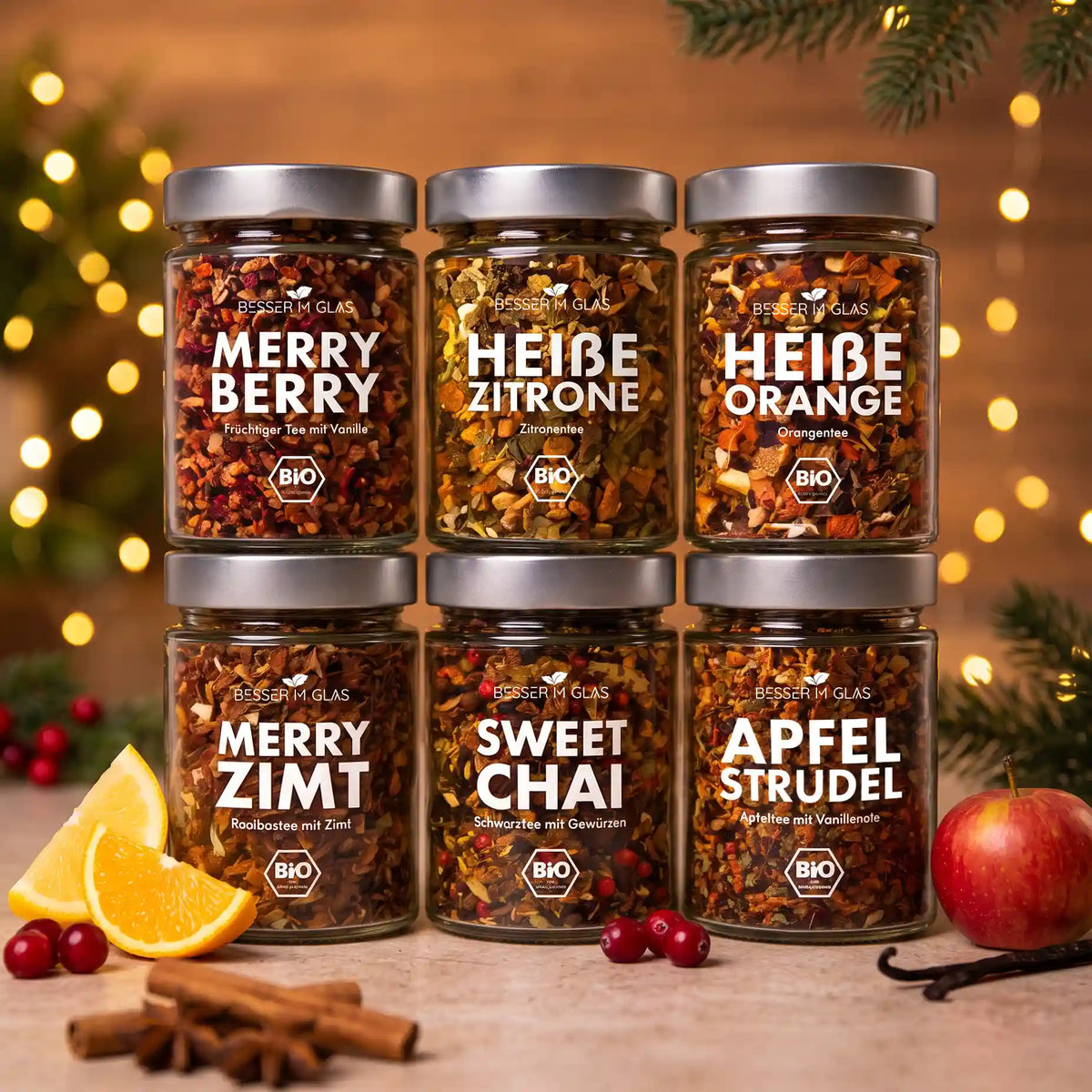 Großes Wintertee Set