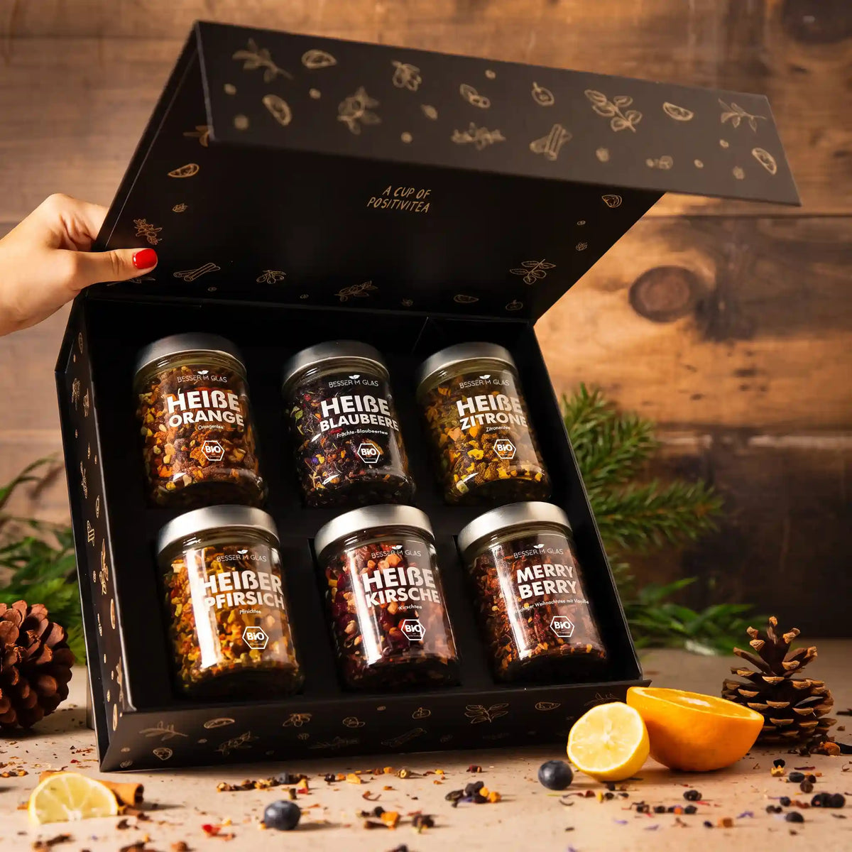 Großes Früchtetee Set