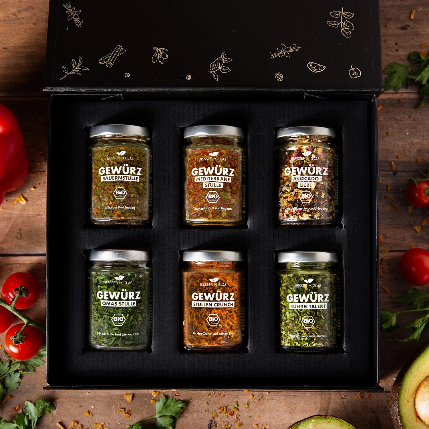Großes Stullen Gewürz Set