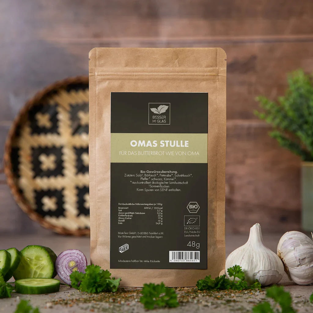 Bio Stullen-Gewürz Omas Stulle | Besser im Glas | Gewürzmischung mit ... Bio Stullen-Gewürz Omas Stulle | Besser im Glas | Gewürzmischung mit ...