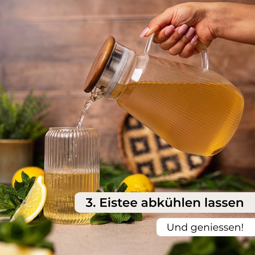 Glas Eisteekaraffe (1,5 L)