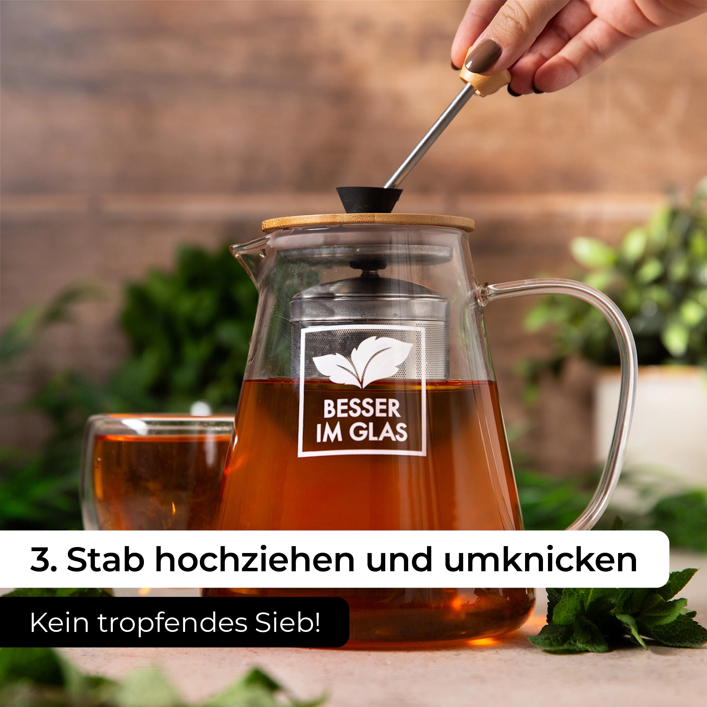 Glas Teekanne (1,5L)