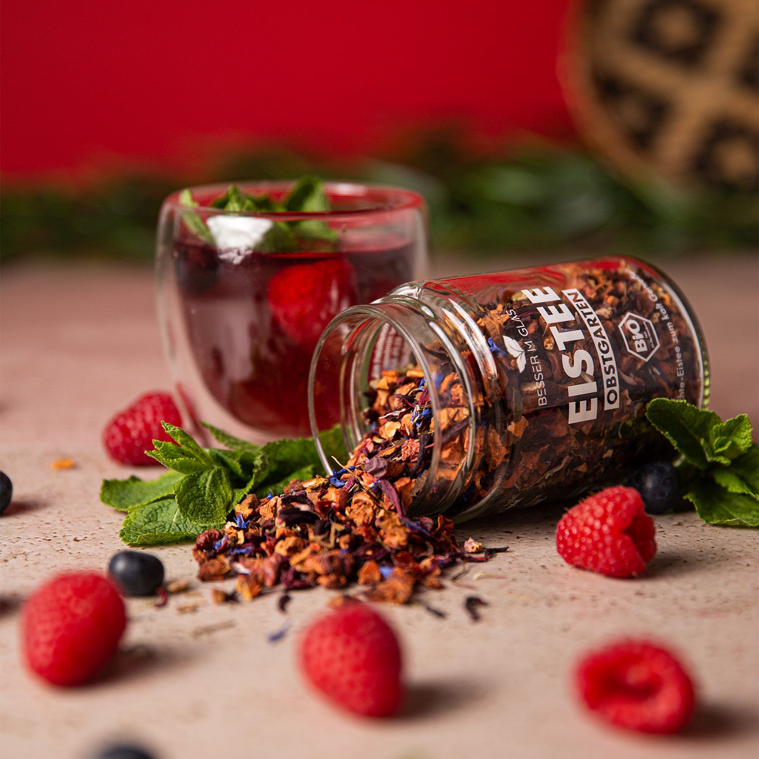 Bio-Früchte-Eistee Obstgarten | Besser im Glas | Loser Eistee mit ... Bio-Früchte-Eistee Obstgarten | Besser im Glas | Loser Eistee mit ...