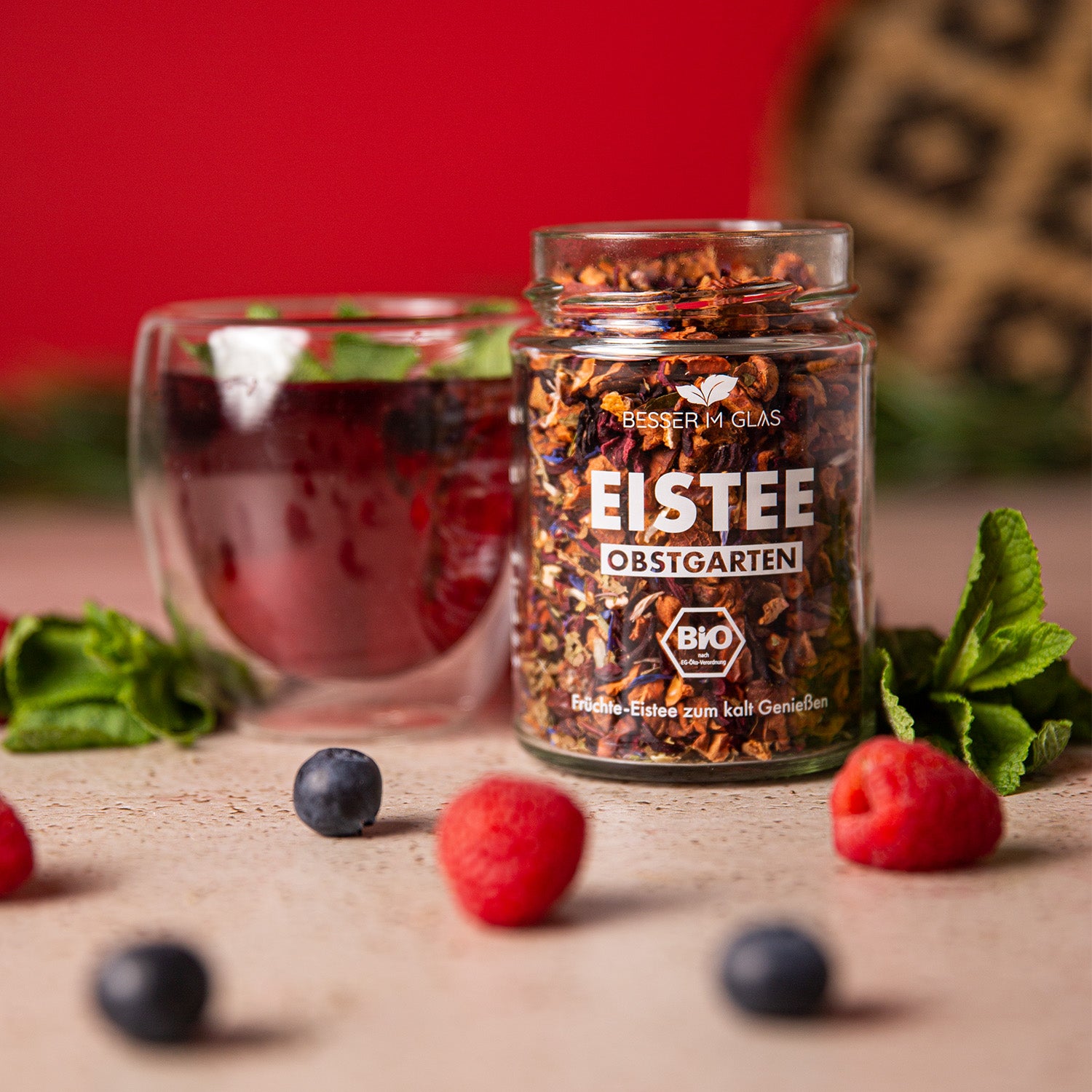 Bio-Früchte-Eistee Obstgarten | Besser im Glas | Loser Eistee mit ... Bio-Früchte-Eistee Obstgarten | Besser im Glas | Loser Eistee mit ...