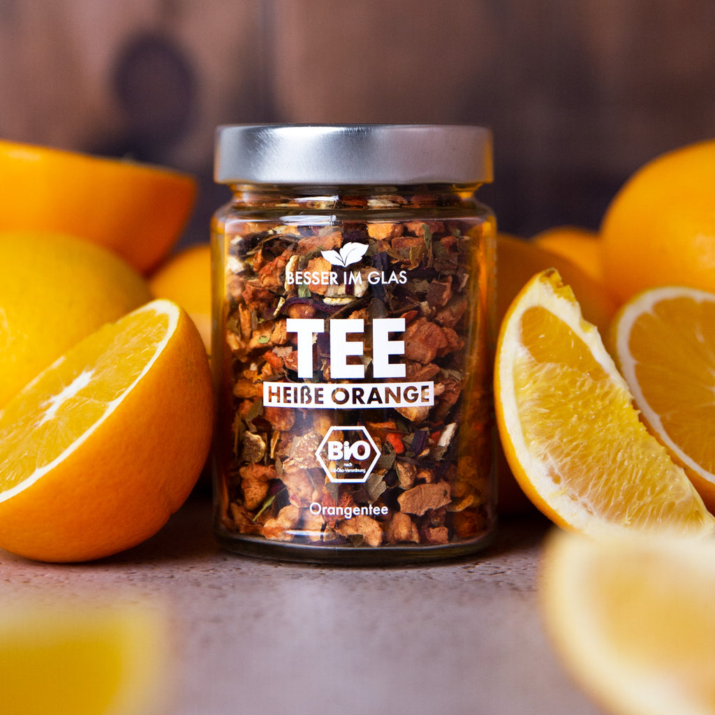 Heiße Orange
