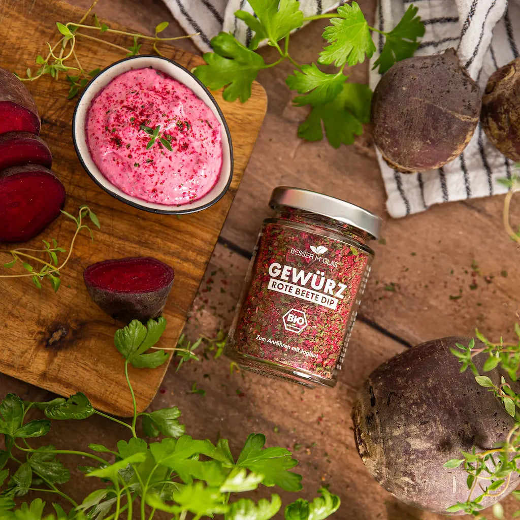 Bio Dip-Gewürz Rote Beete Dip | Besser im Glas | Gewürzmischung mit 100 ... Bio Dip-Gewürz Rote Beete Dip | Besser im Glas | Gewürzmischung mit 100 ...